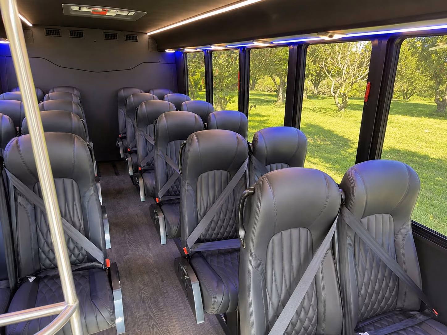 20 passenger minibus interior