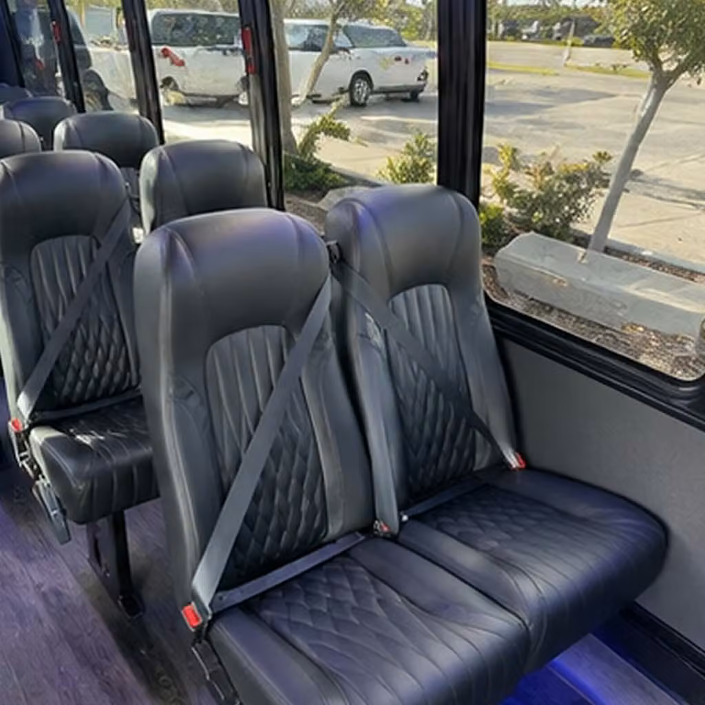 25 passenger minibus interior