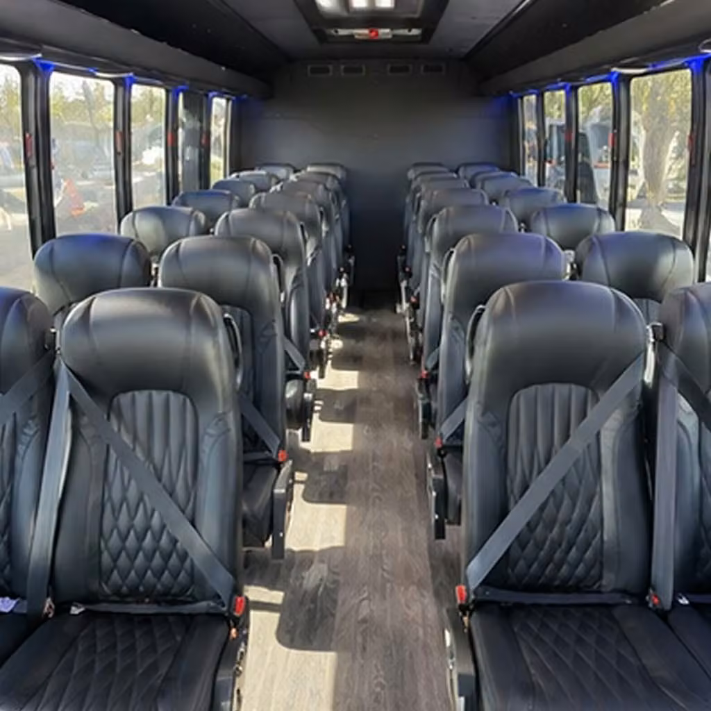 35 passenger minibus inside