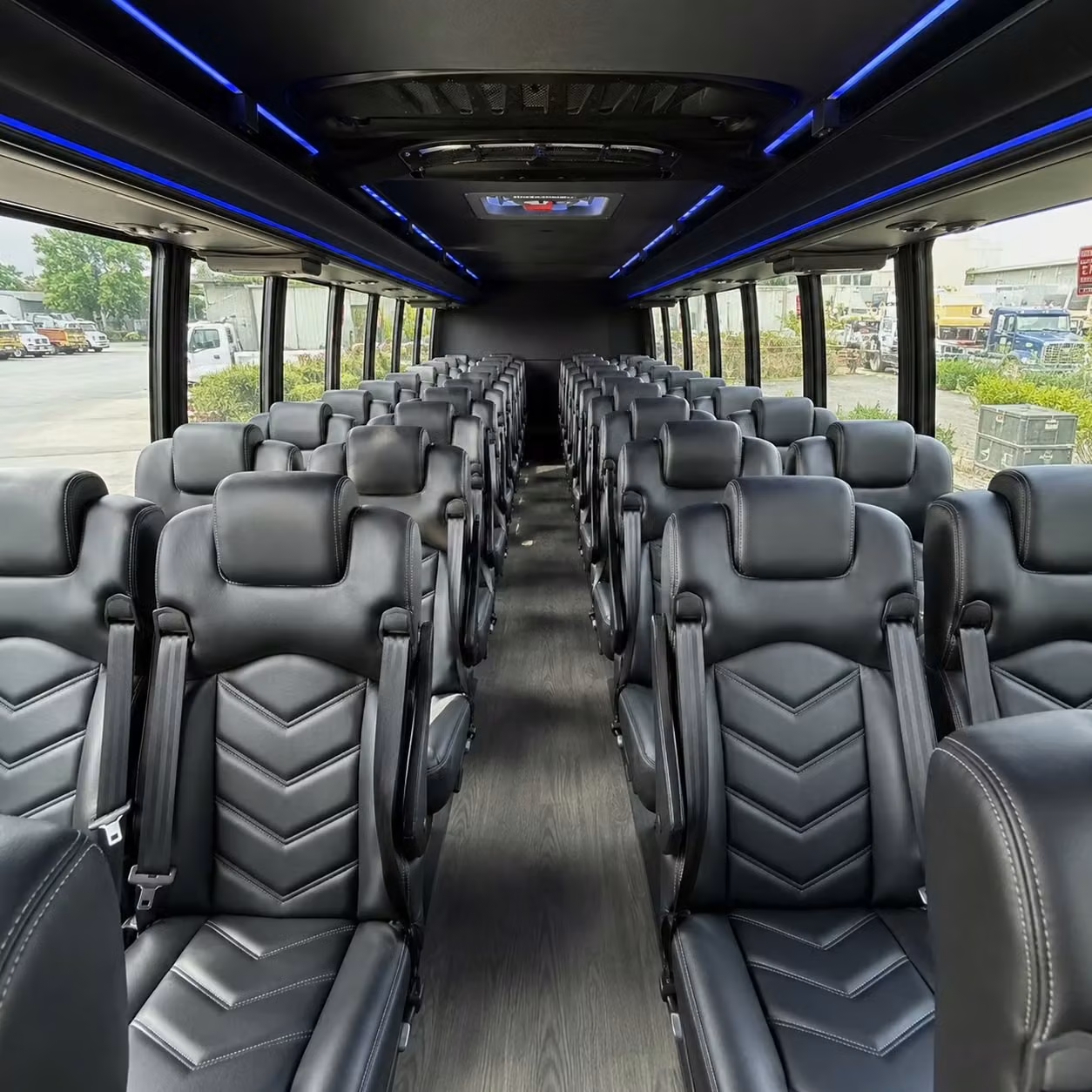 35 passenger minibus interior