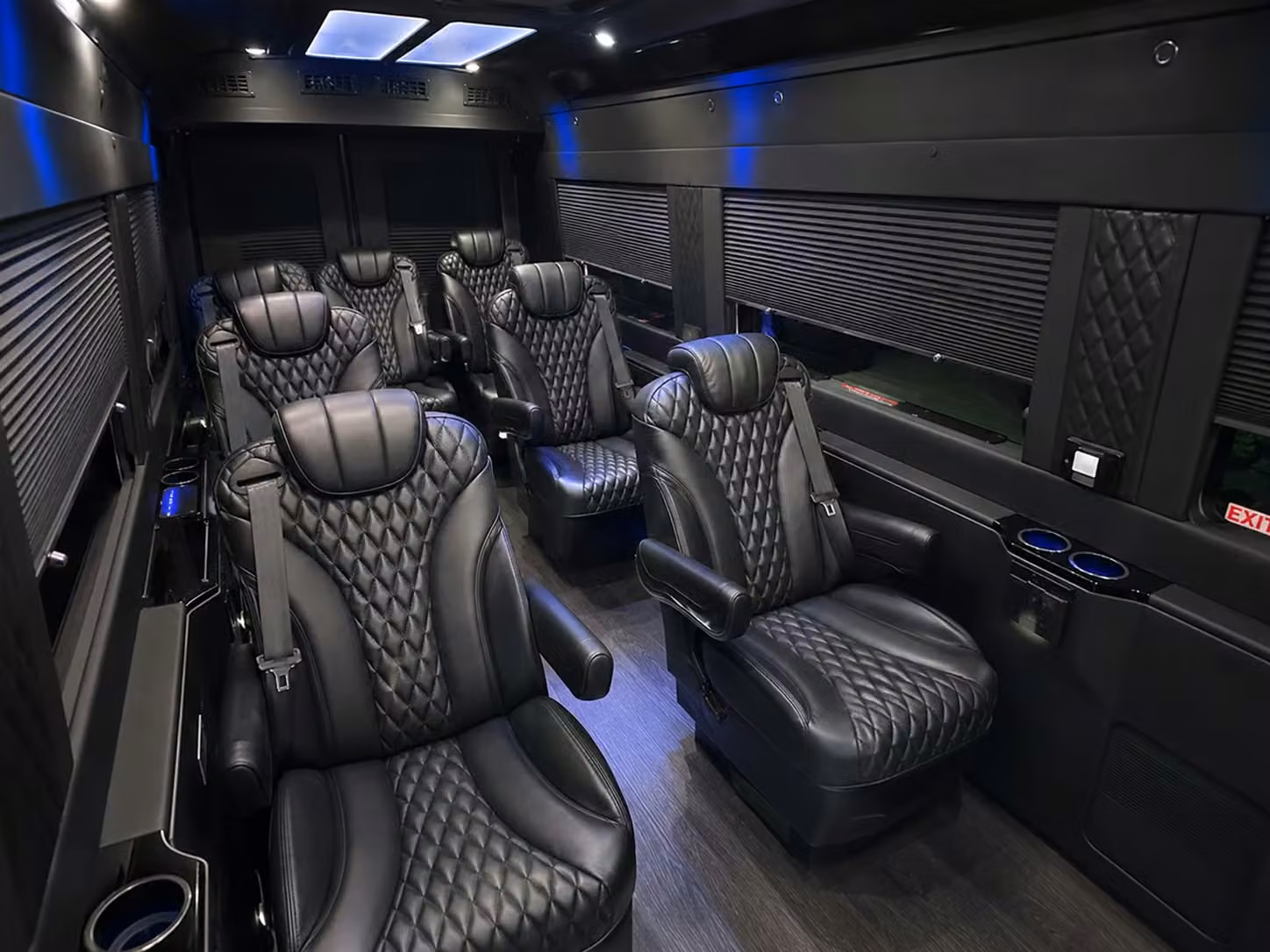 sprinter van with driver inside