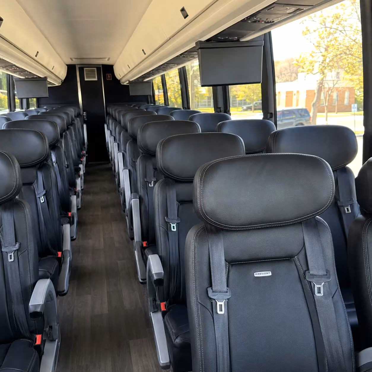 west jordan charter bus rental interior